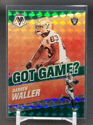 2021 PANINI MOSAIC - GREEN MOSAIC PRIZM - GOT GAME? - D. WALLER - #GG-22