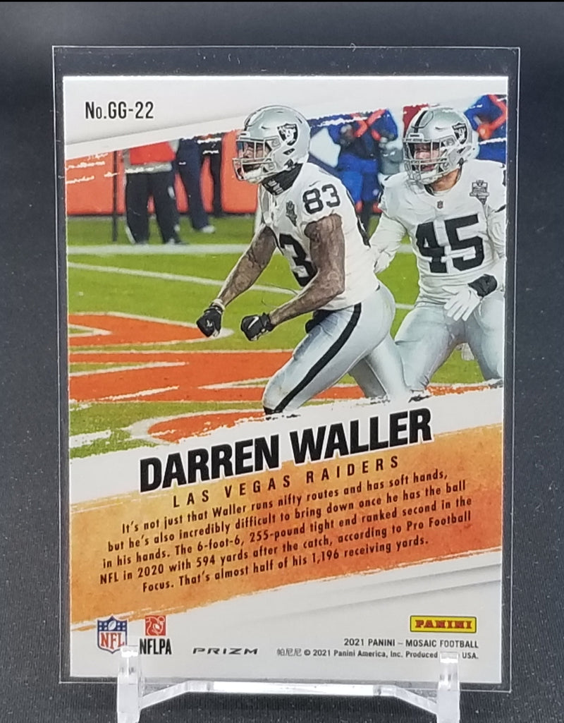 2021 PANINI MOSAIC - GREEN MOSAIC PRIZM - GOT GAME? - D. WALLER -