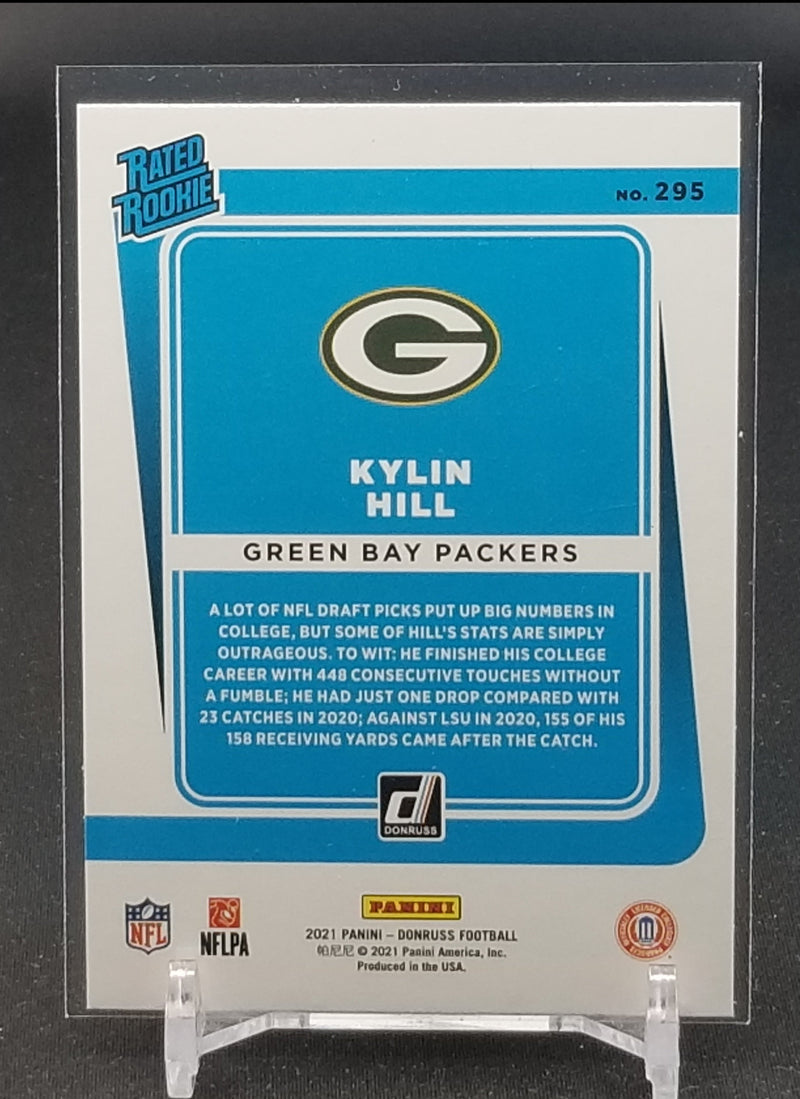 2021 PANINI DONRUSS - BLUE PRESS PROOF - RATED ROOKIE - K. HILL -