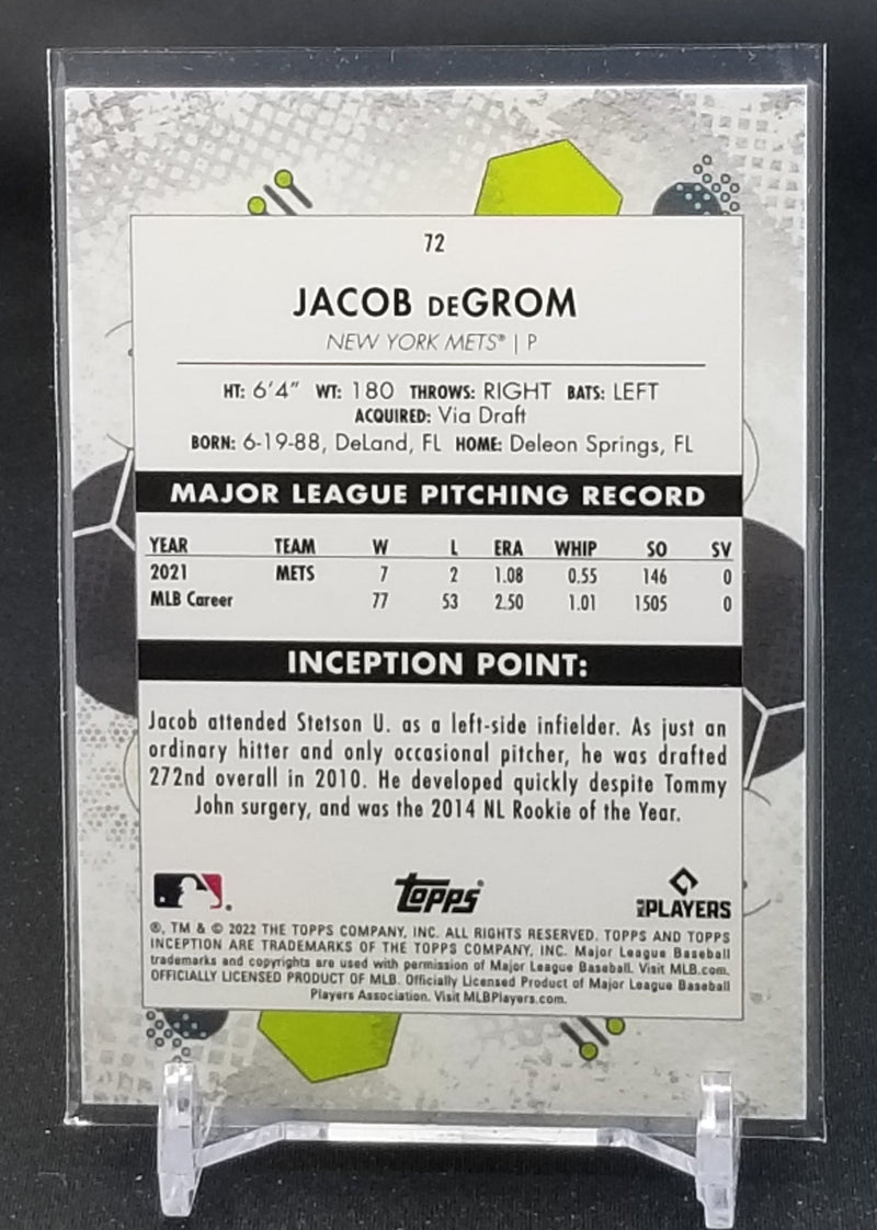 2022 TOPPS INCEPTION - J. DEGROM -