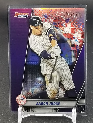 2019 TOPPS BOWMAN'S BEST - PURPLE REFRACTOR - A. JUDGE - #25 - #'D/250