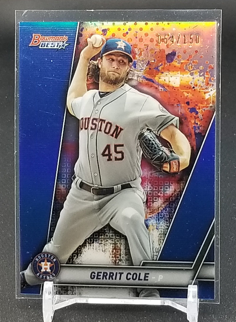2019 TOPPS BOWMAN'S BEST - BLUE REFRACTOR - G. COLE - #16 - #'D/150