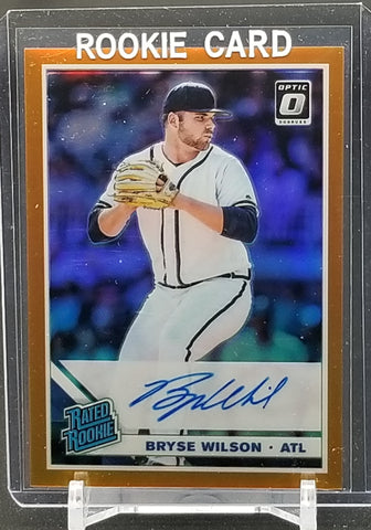2019 PANINI DONRUSS OPTIC - ORANGE PRIZM - RATED ROOKIE - B. WILSON - #RRS-BW - #'D/99 - AUTOGRAPH - RC