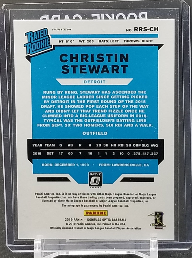 2019 PANINI DONRUSS OPTIC - PINK VELOCITY PRIZM - RATED ROOKIE - C. STEWART -