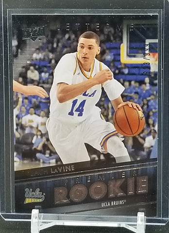 2014 UPPER DECK LETTERMEN - PREMIER ROOKIE - Z. LaVINE - #80 - #'D/999 - RC