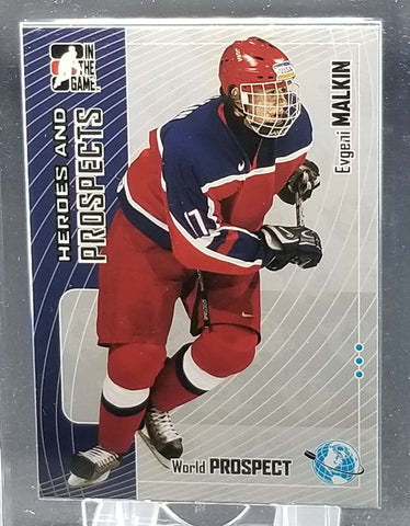 2005 IN THE GAME - HEROES AND PROSPECTS - WORLD PROSPECT - E. MALKIN - #110