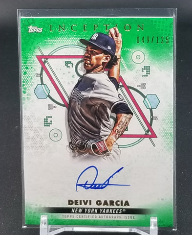 2022 TOPPS INCEPTION - GREEN - D. GARCIA - #BRES-DG - #'D/125 - AUTOGRAPH