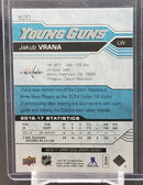 2016 UPPER DECK UPDATE - YOUNG GUNS - J. VRANA -