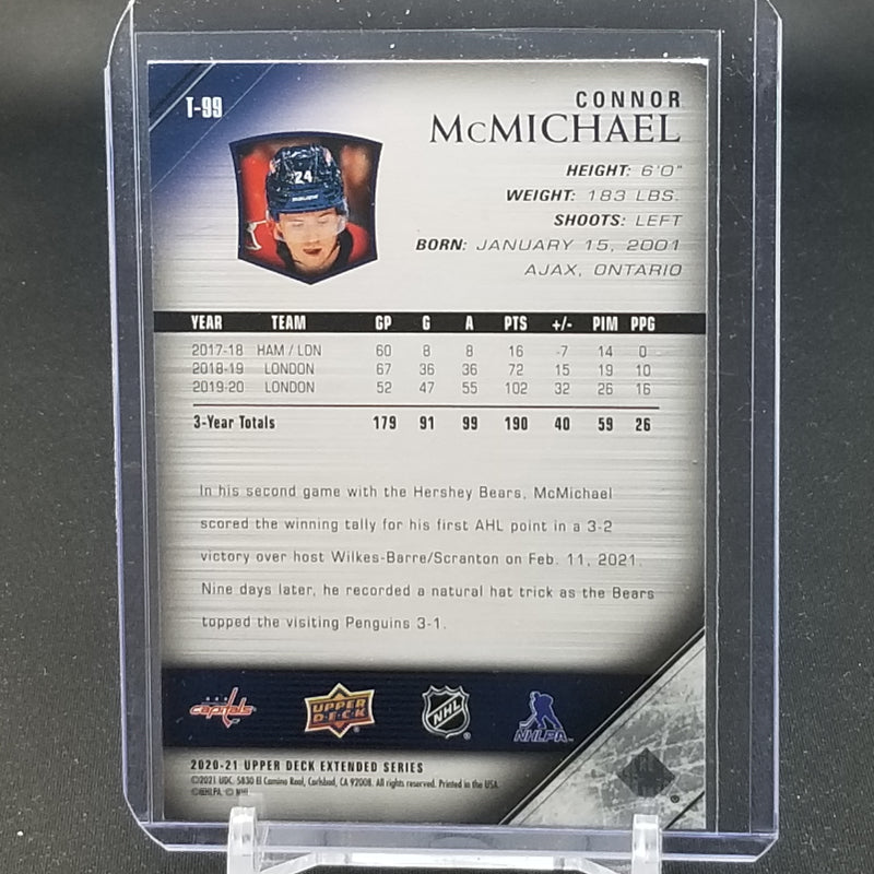 2020 UPPER DECK EXTENDED SERIES - TRIBUTE - YOUNG GUNS - C. McMICHAEL -