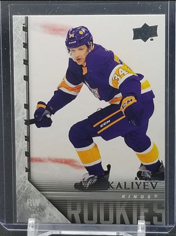 2020 UPPER DECK EXTENDED SERIES - TRIBUTE - YOUNG GUNS - A. KALIYEV - #T-100 - RC