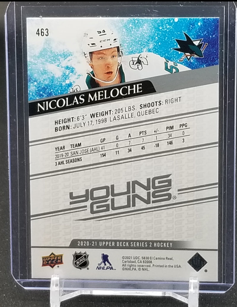 2020 UPPER DECK SERIES TWO - YOUNG GUNS - N. MELOCHE -
