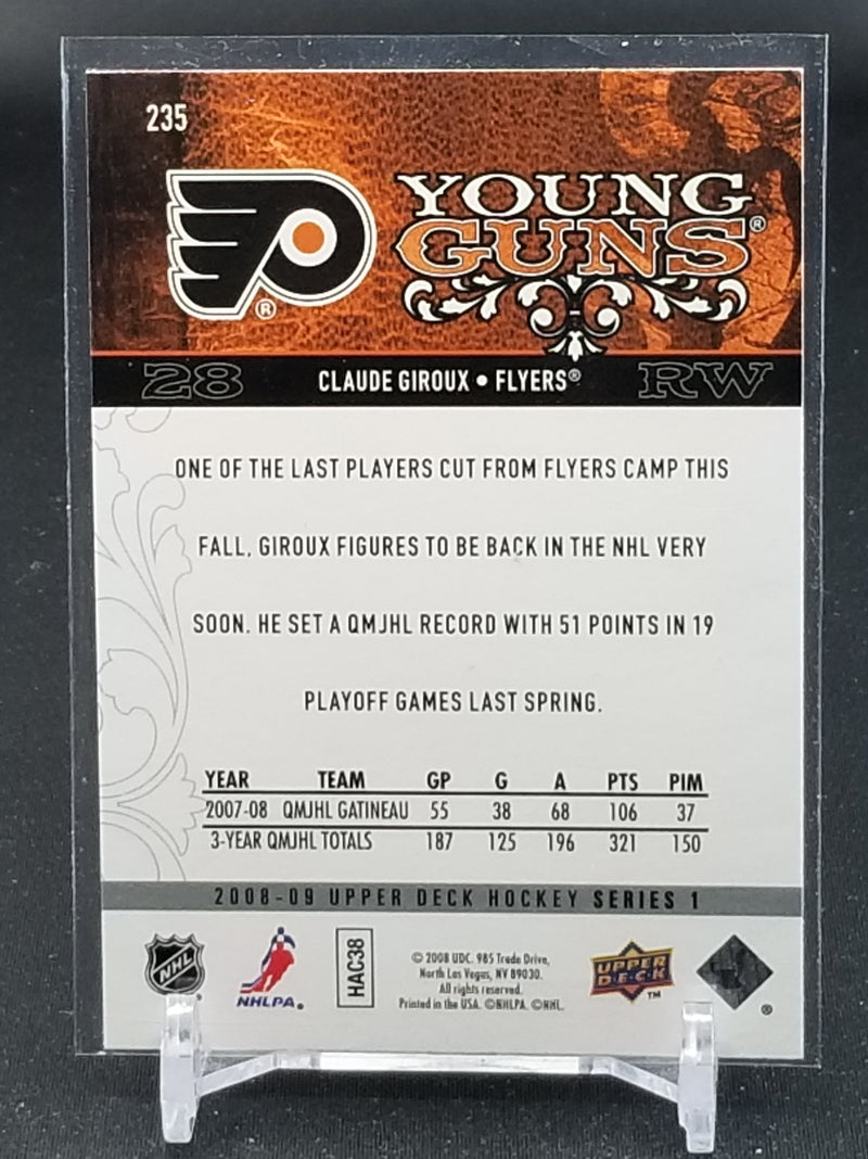 2008 UPPER DECK SERIES ONE - YOUNG GUNS - C. GIROUX -