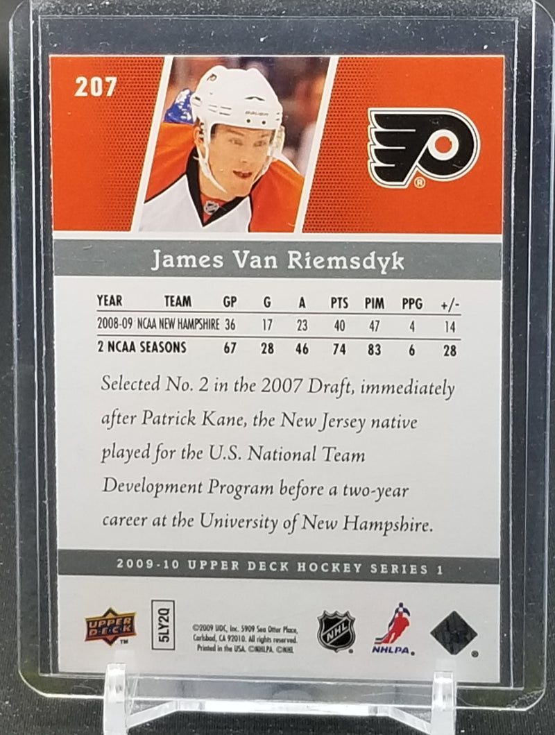 2009 UPPER DECK SERIES ONE - YOUNG GUNS - J. VAN RIEMSDYK -
