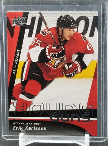 2009 UPPER DECK SERIES ONE - YOUNG GUNS - E. KARLSSON - #210 - RC