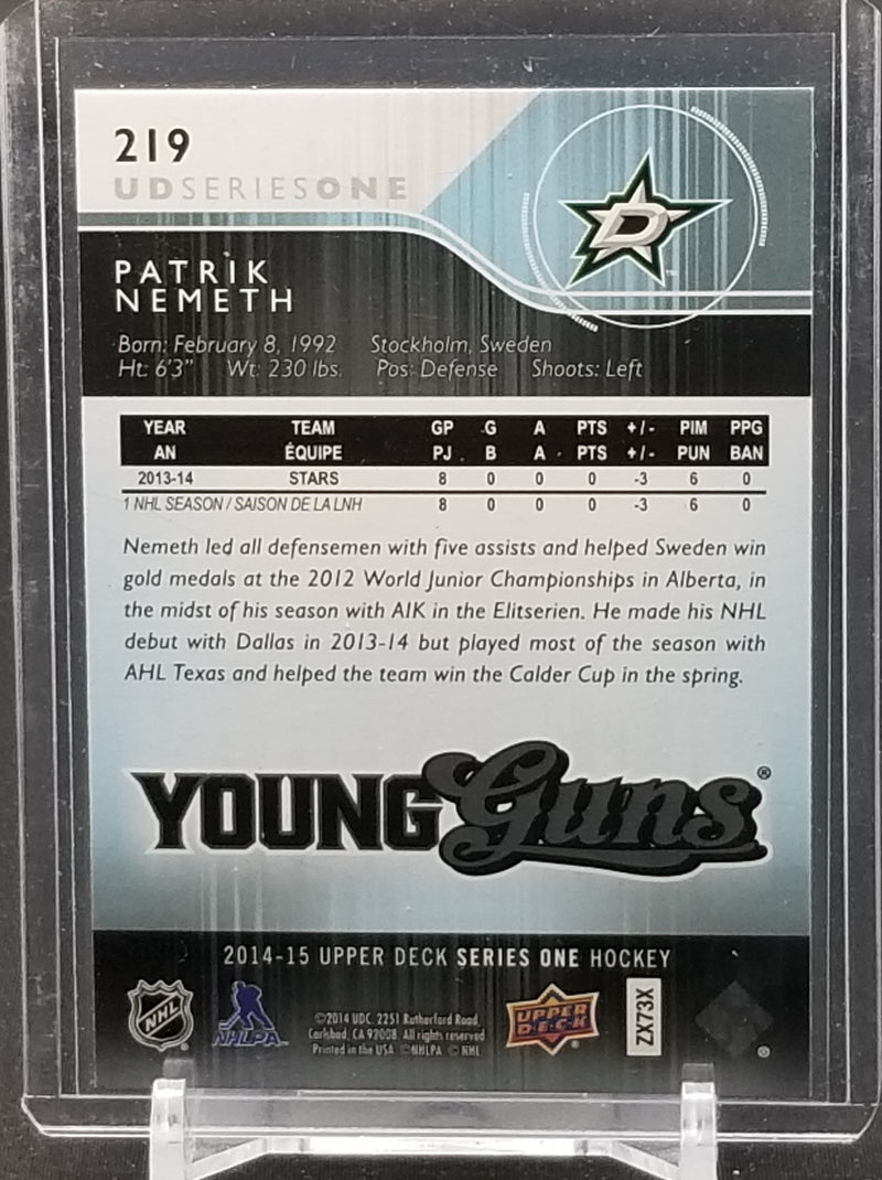 2014 UPPER DECK SERIES ONE - YOUNG GUNS - P. NEMETH -
