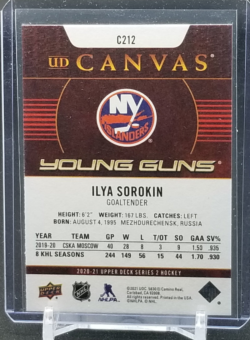 2020 UPPER DECK SERIES TWO - UD CANVAS - YOUNG GUNS - I. SOROKIN -