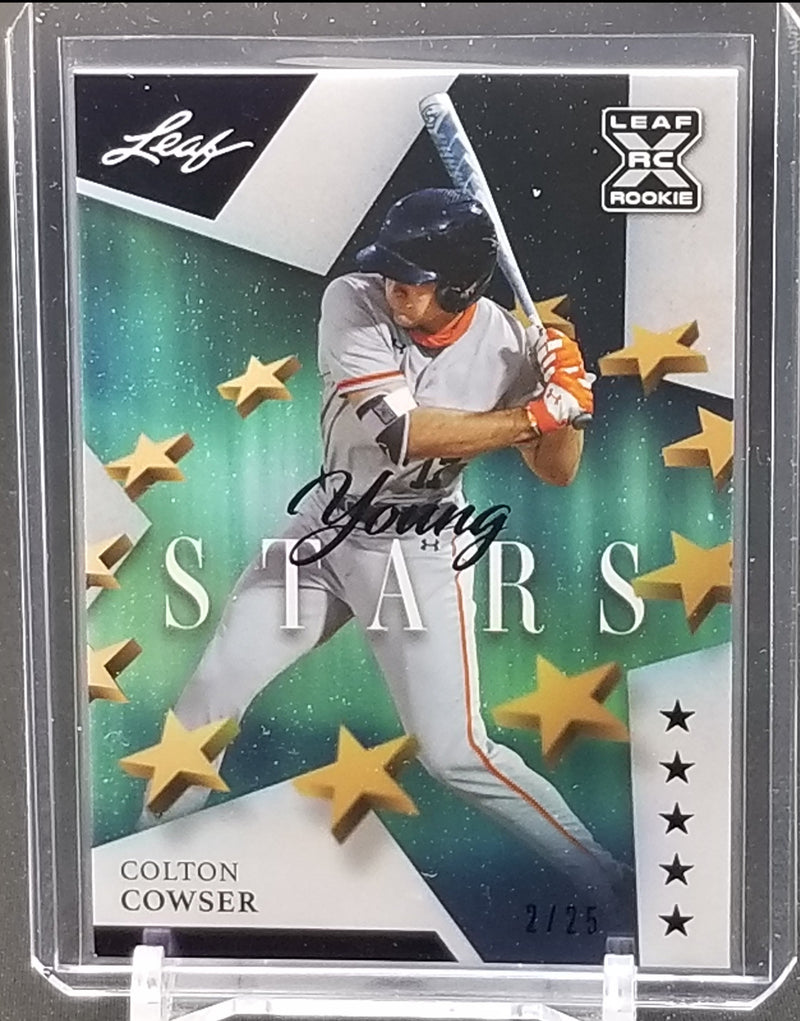 2021 LEAF YOUNG STARS - PURPLE - C. COWSER - #YS-25 - #'D/25 - RC