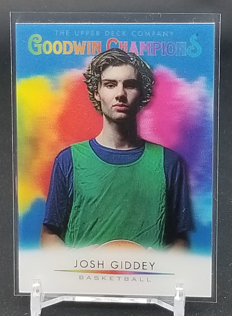 2021 UPPER DECK GOODWIN CHAMPIONS - SPLASH OF COLOUR 3-D LENTICULARS - J. GIDDEY -
