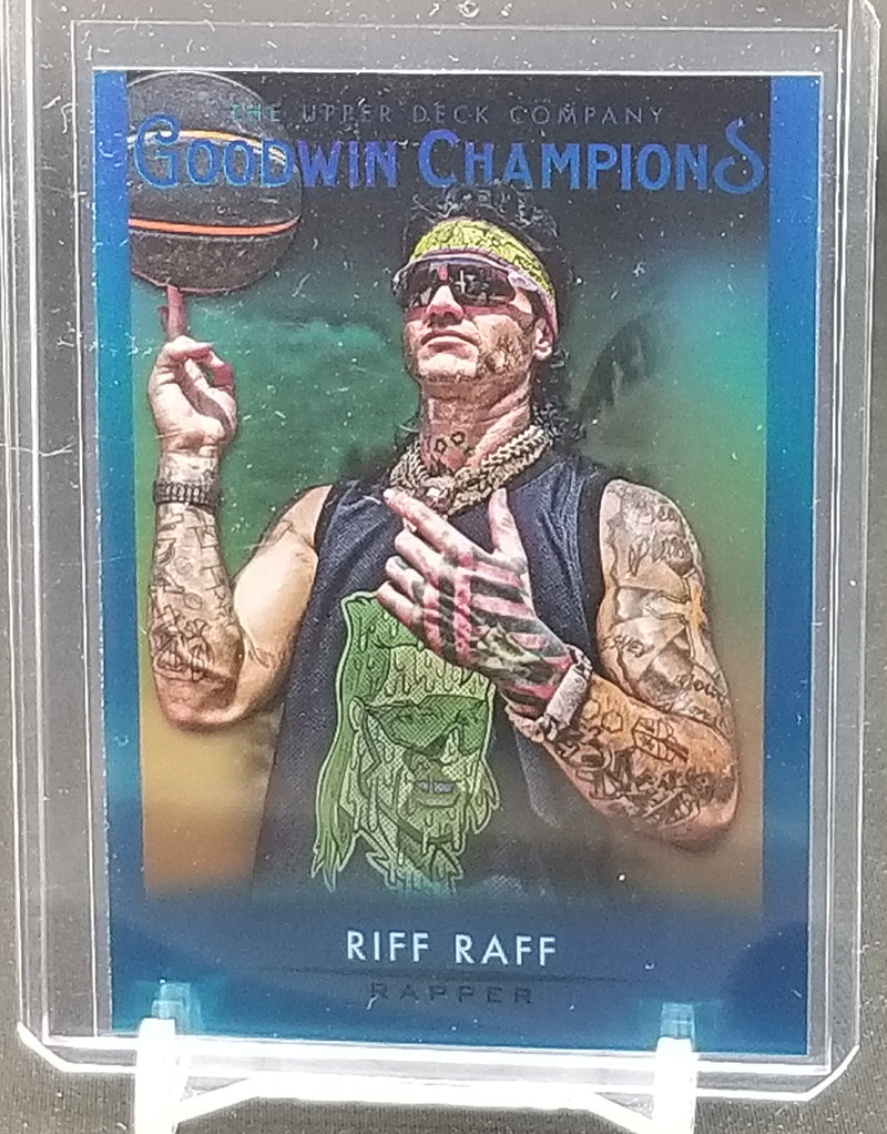 2021 UPPER DECK GOODWIN CHAMPIONS - PLATINUM - BLUE - RIFF RAFF -