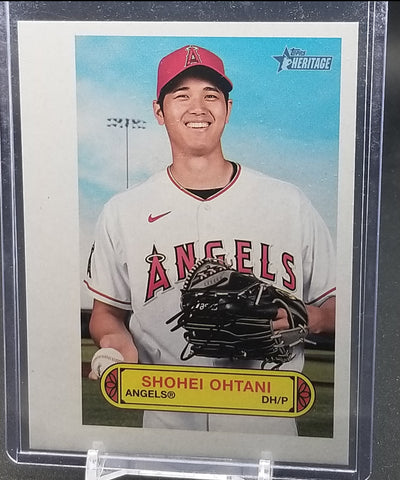 2022 TOPPS HERITAGE - BOX TOPPER - S. OHTANI - #73PU-10 - JUMBO CARD