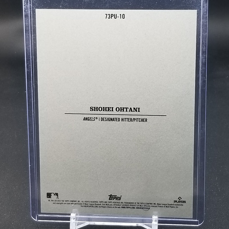 2022 TOPPS HERITAGE - BOX TOPPER - S. OHTANI -