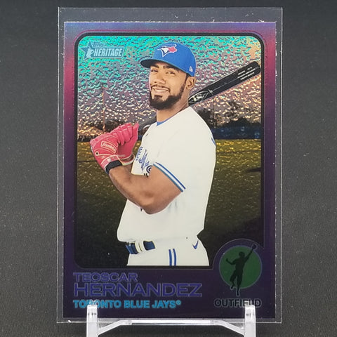 2022 TOPPS HERITAGE - PURPLE - SINGLES - SELECT YOUR PLAYER