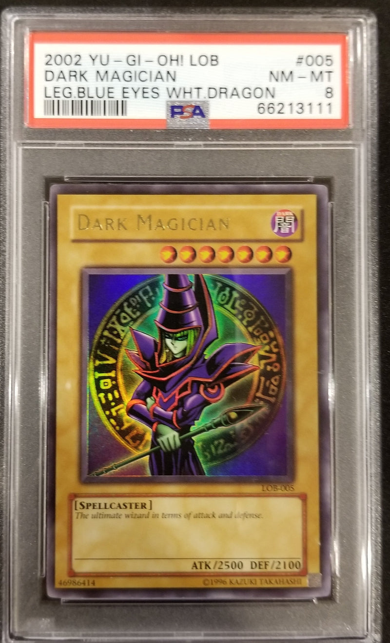 2002 YU -GI - OH! - DARK MAGICIAN - LEGEND OF BLUE EYES WHITE DRAGON -