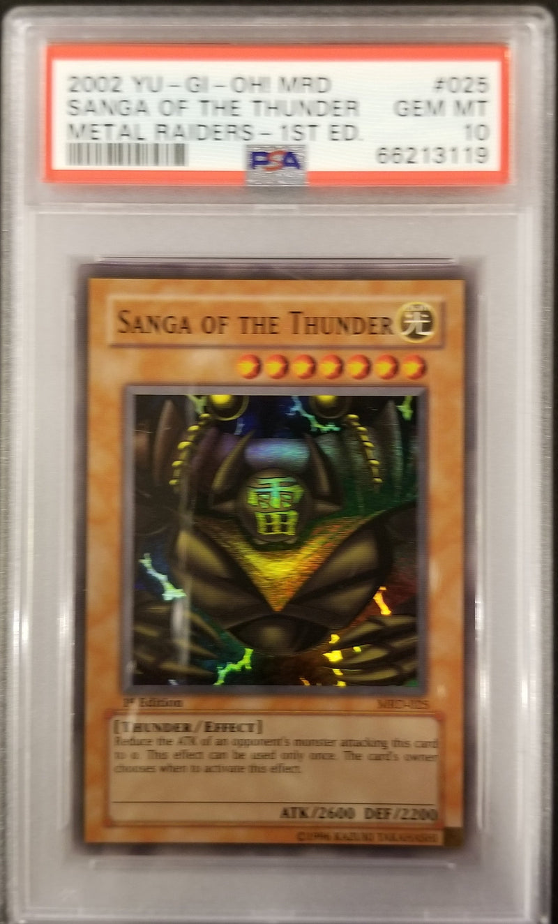 2020 YU-GI-OH! - METAL RAIDERS - SANGA OF THE THUNDER - 1ST EDITION -