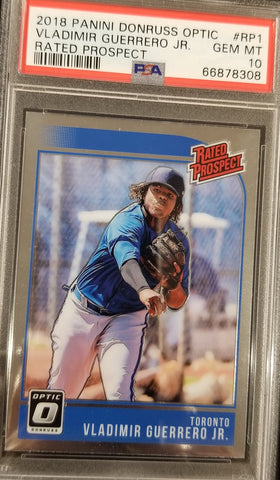 2018 PANINI DONRUSS OPTIC - RATED PROSPECT - V. GUERRERO - #RP1 - PSA 10