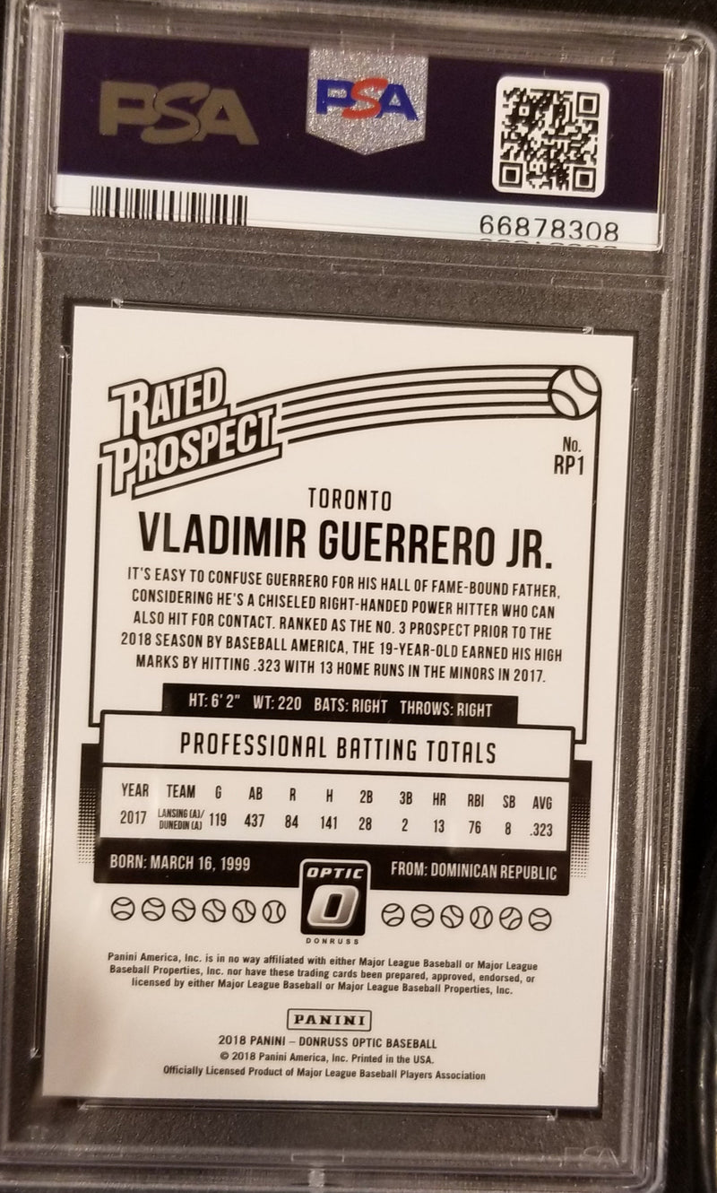 2018 PANINI DONRUSS OPTIC - RATED PROSPECT - V. GUERRERO -