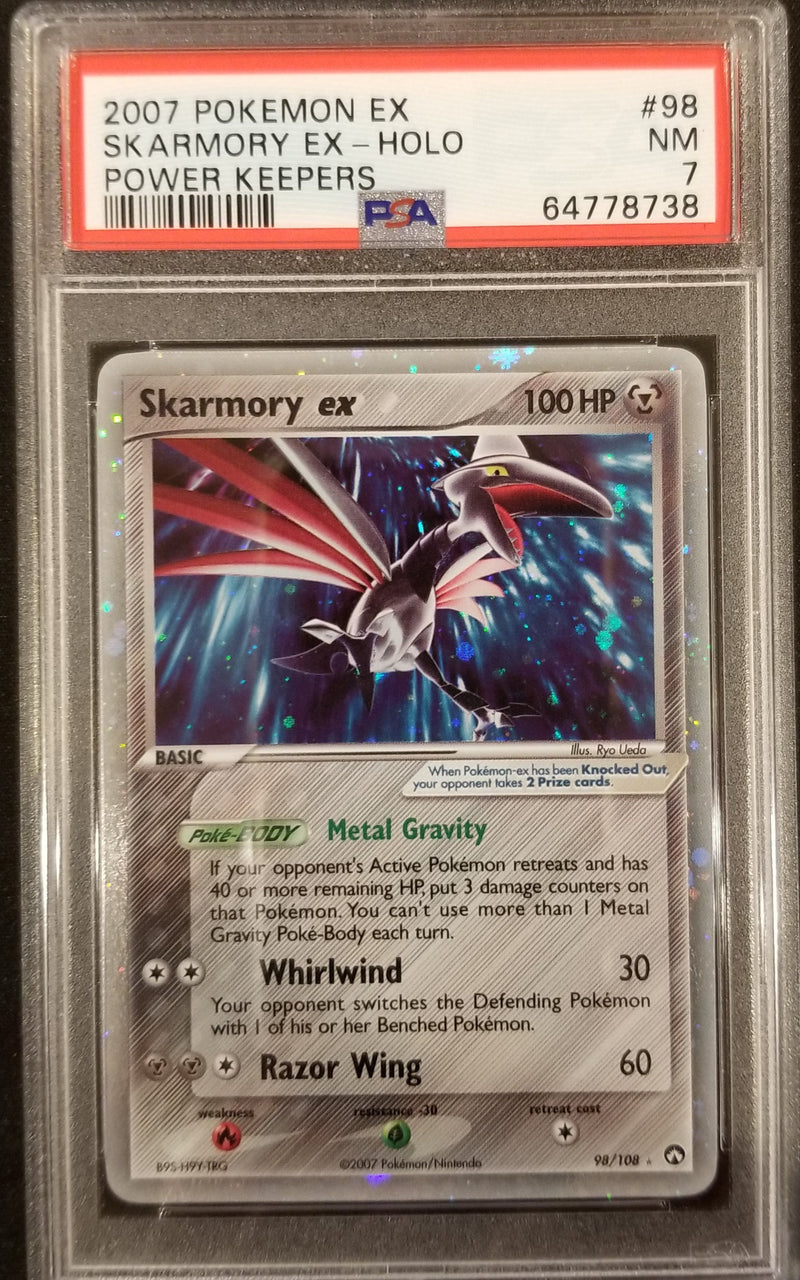 2007 POKEMON EX - HOLO - SKARMORY - POWER KEEPERS -