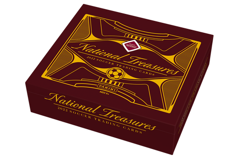 2022 PANINI NATIONAL TREASURES ROAD TO WORLD CUP SOCCER HOBBY BOX