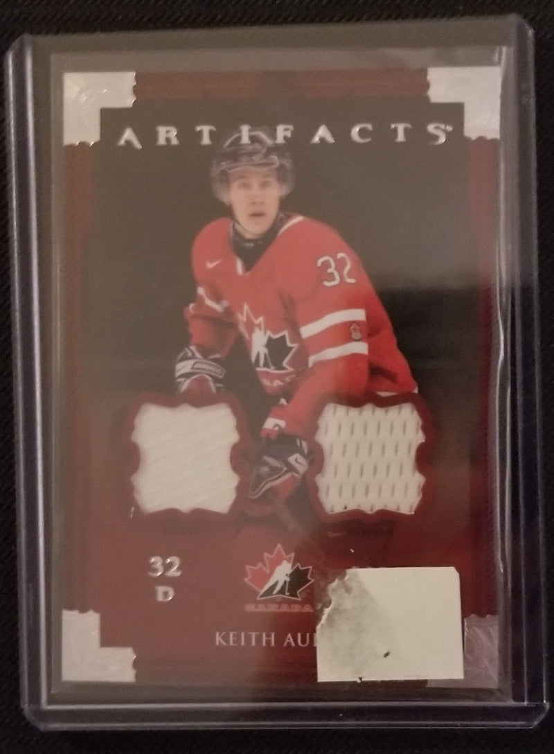 2013 UPPER DECK ARTIFACTS - TEAM CANADA - K. AULIE - #142 - #'D/125 - DUAL RELIC