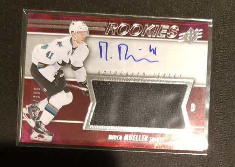 2014 UPPER DECK SPX - ROOKIES - M. MUELLER - #156 - #'D/399 - RELIC - AUTOGRAPH - RC