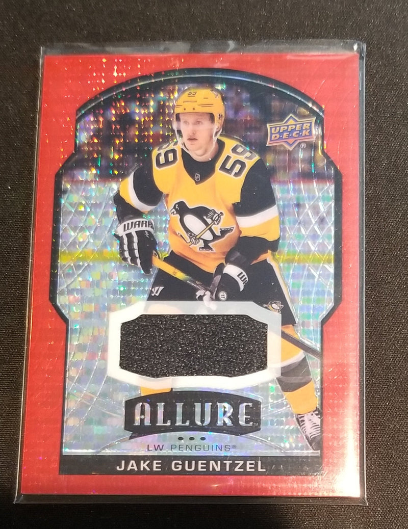 2020 UPPER DECK ALLURE - RED RAINBOW JERSEY - J. GUENTZEL -