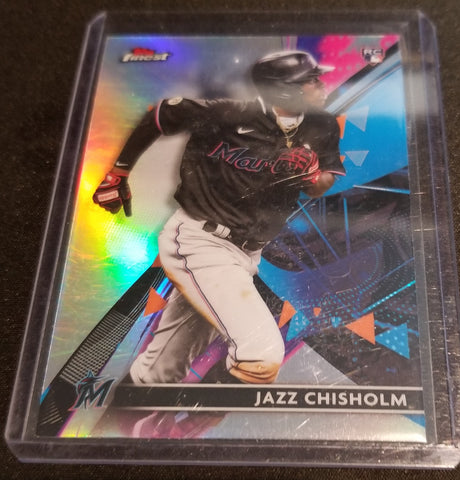 2021 TOPPS FINEST - REFRACTOR - J. CHISHOLM - #40 - RC
