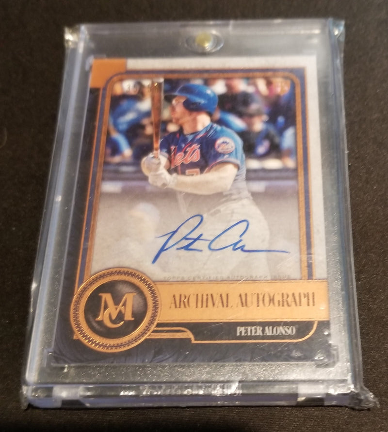 2020 TOPPS MUSEUM COLLECTION - P. ALONSO - #AA-PA - #'D/50 - AUTOGRAPH
