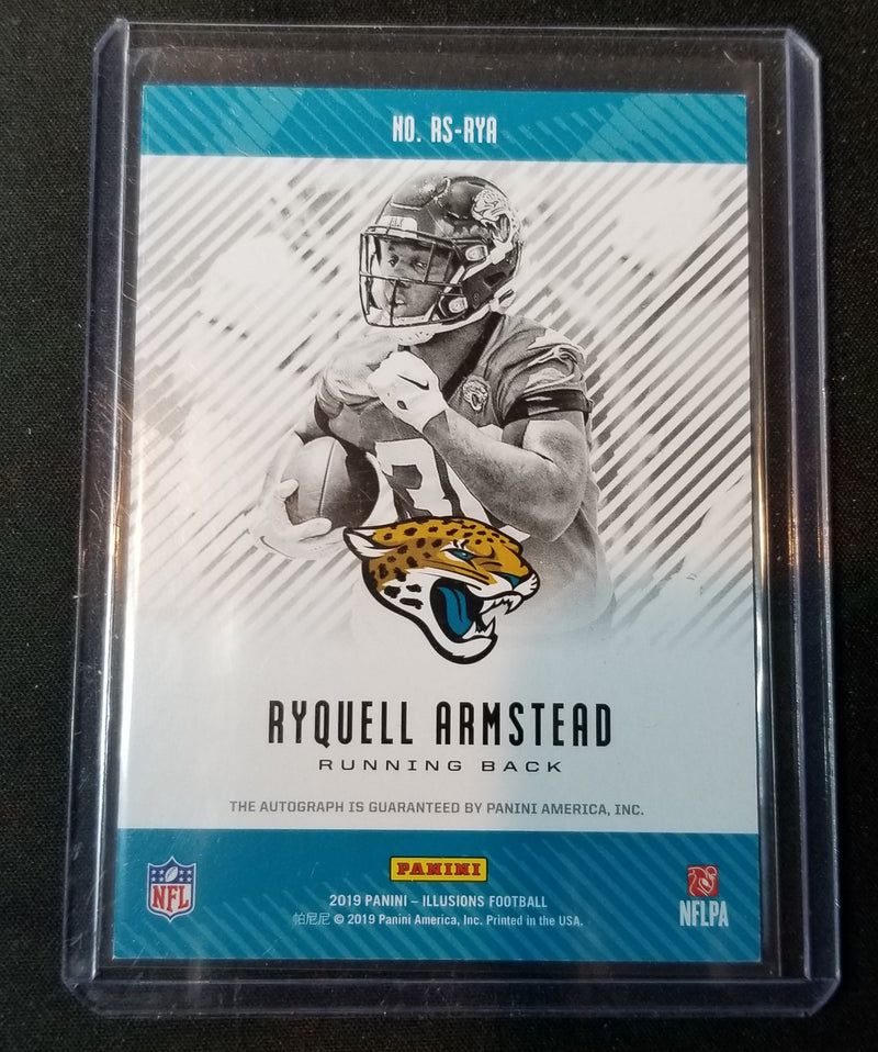 2019 PANINI ILLUSIONS - ROOKIE SIGNS - R. ARMSTEAD - #AS-RYA - #'D/199 - AUTOGRAPH - RC