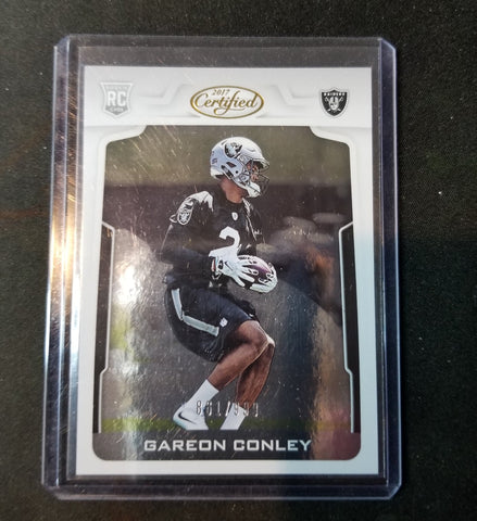2017 PANINI CERTIFIED - G. CONLEY - #163 - #'D/999 - RC