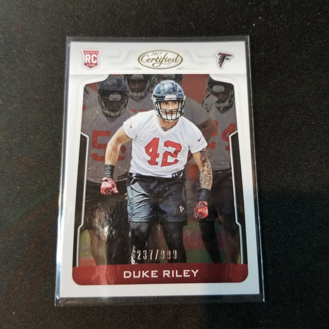 2017 PANINI CERTIFIED - D. RILEY - #195 - #'D/999 - RC