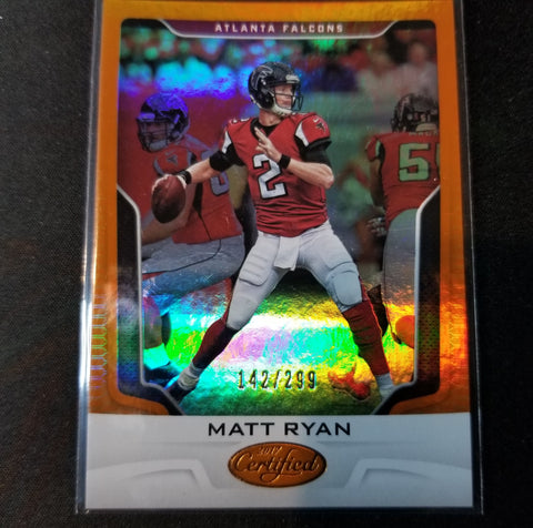 2017 PANINI CERTIFIED - ORANGE MIRROR - M. RYAN - #2 - #'D/299