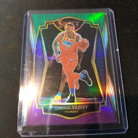 2020 PANINI SELECT - GREEN WHITE PURPLE PRIZM - PREMIER LEVEL - D. BAZLEY - #138