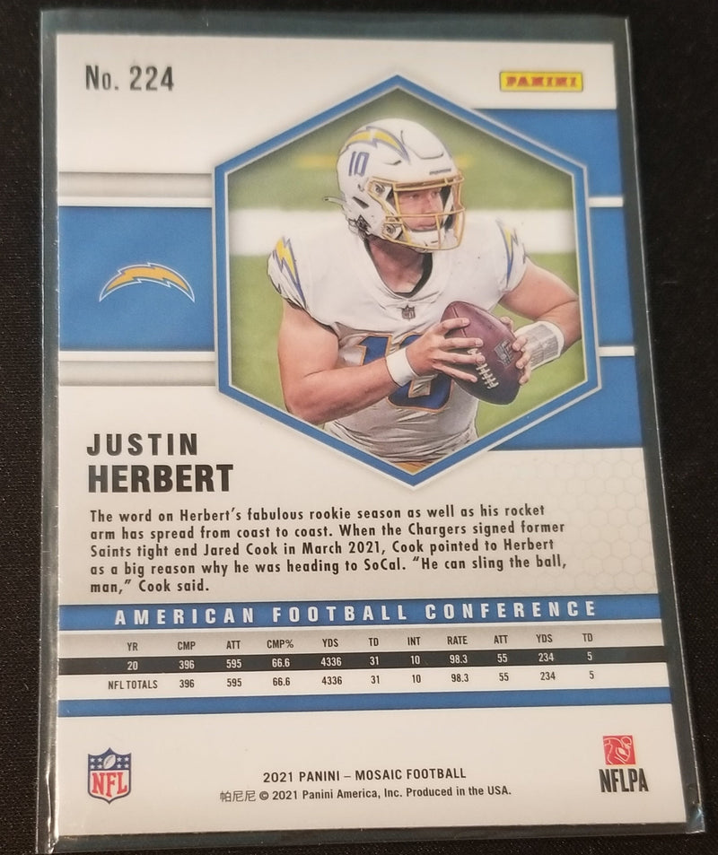 2021 PANINI MOSAIC - J. HERBERT -