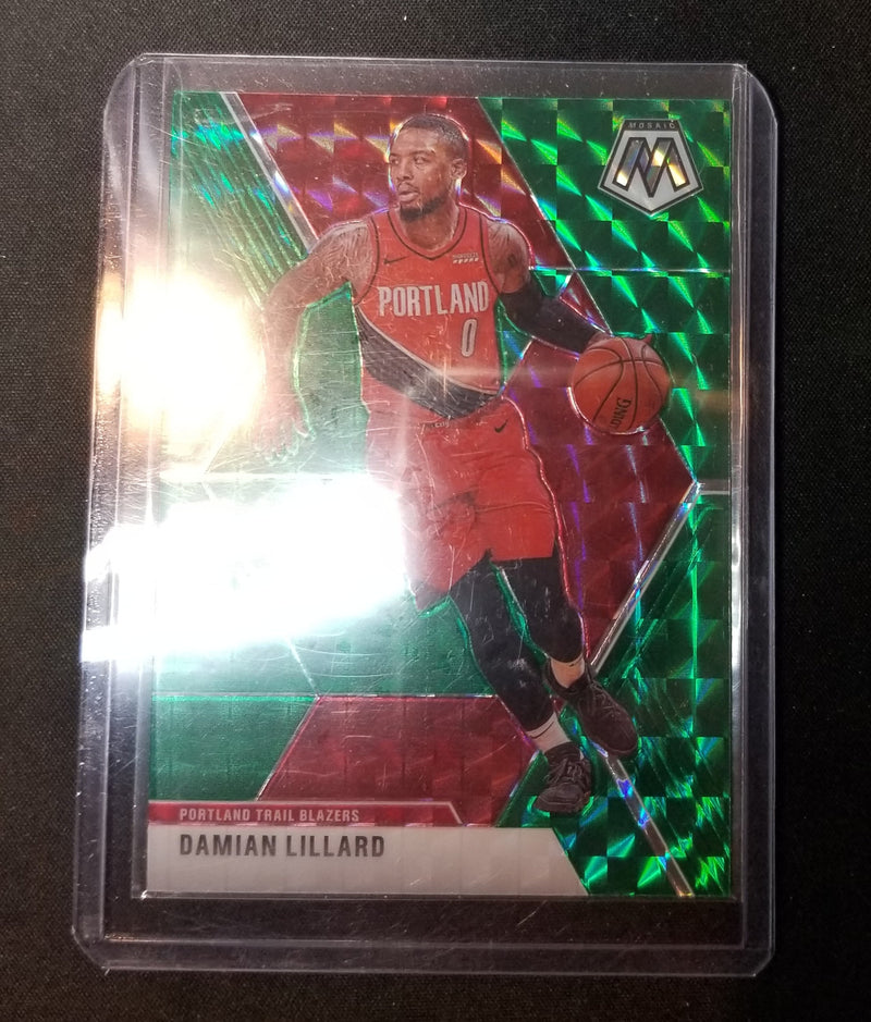 2019 PANINI MOSAIC - GREEN MOSAIC PRIZM - SELECT YOUR PLAYER