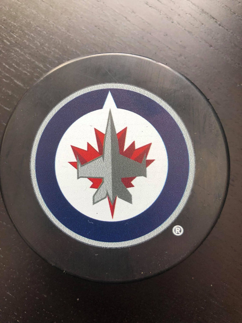 NHL TEAM LOGO HOCKEY PUCK