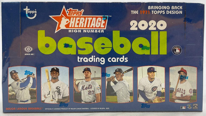 2020 TOPPS HERITAGE HIGH NUMBER BASEBALL HOBBY BOX