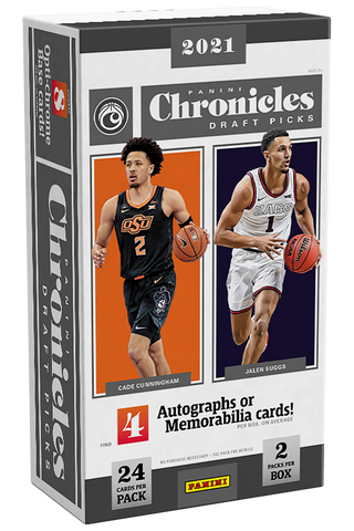 2021 PANINI CHRONICLES DRAFT PICKS BASKETBALL HOBBY BOX