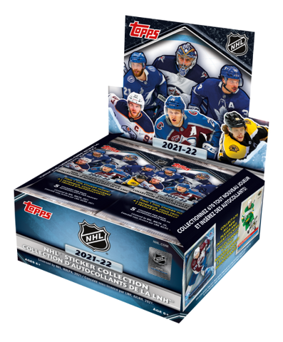 2021 TOPPS HOCKEY STICKER BOX