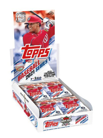 2021 TOPPS SERIES ONE BASEBALL HOBBY BOX