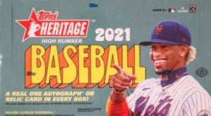 2021 TOPPS HERITAGE HIGH NUMBER BASEBALL HOBBY BOX